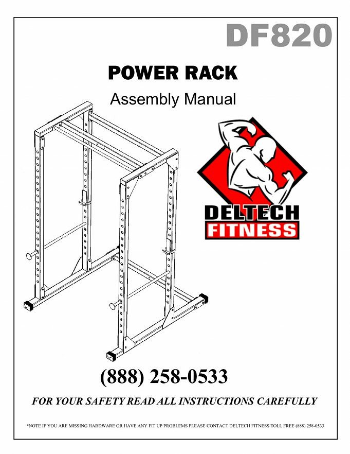 Test Deltech Fitness DF4500 Power Rack